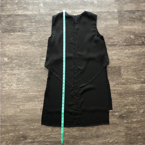 BCBGMaxAzaria black silky Tunic, EUC - Picture 3 of 7